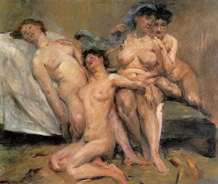 Lovis Corinth Frauengruppe oil painting image